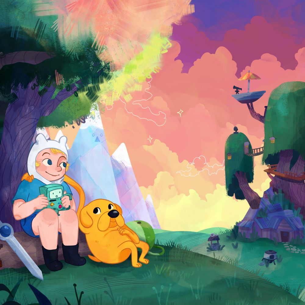 closeup of the above illustration, zoomed in on the middle of the image