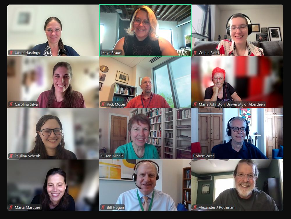 A screenshot of the zoom meeting of all parts of the APRICOT team