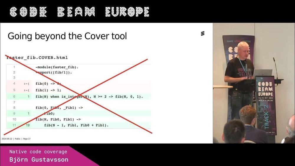 Native Code Coverage - Björn Gustavsson | Code BEAM Europe 2024