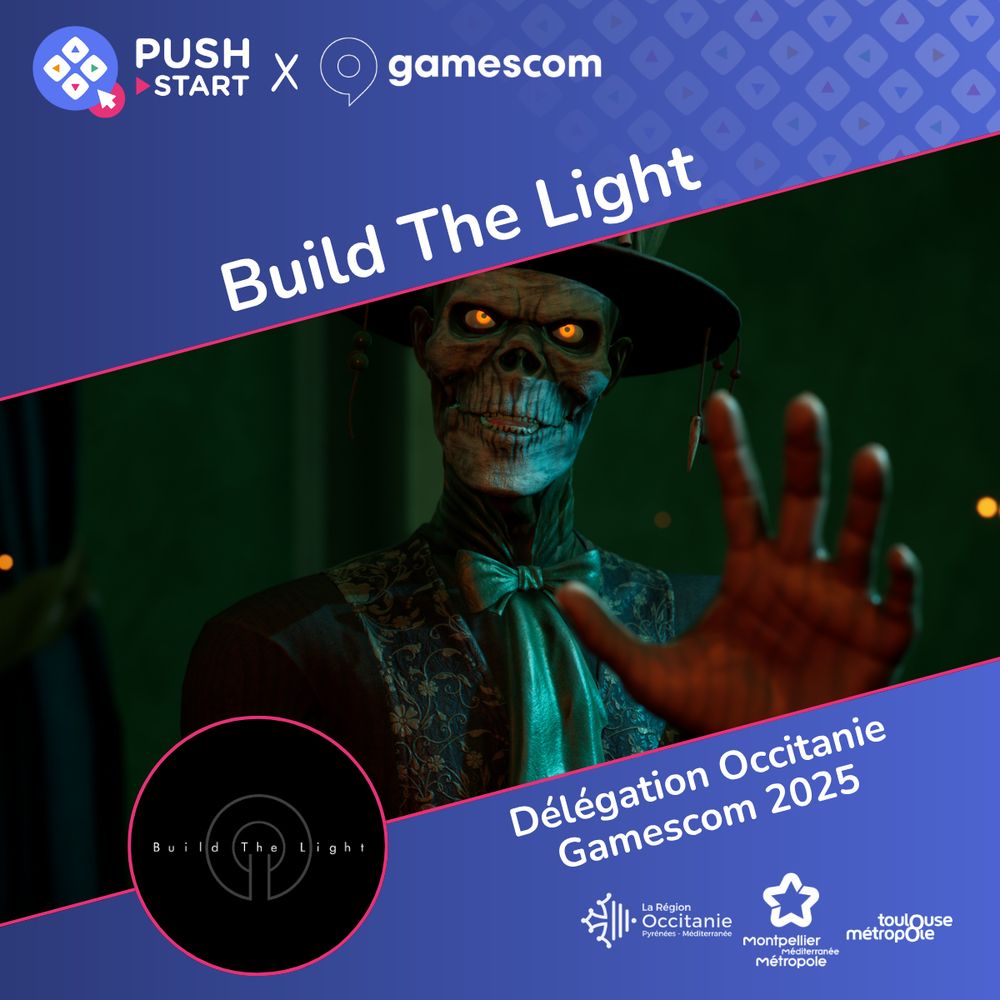 Push Start x Gamescom: Build The Light will be part of the Occitanie delegation at gamescom 2025! 

In partnership with the Occitanie Region. Push Start is also supported by Montpellier Méditerranée Métropole and Toulouse Métropole.

Push Start x Gamescom : Build The Light fera partie de la délégation Occitanie à la gamescom 2025 ! 

En partenariat avec la Région Occitanie. Push Start est également soutenue par Montpellier Méditerranée Métropole et Toulouse Métropole.