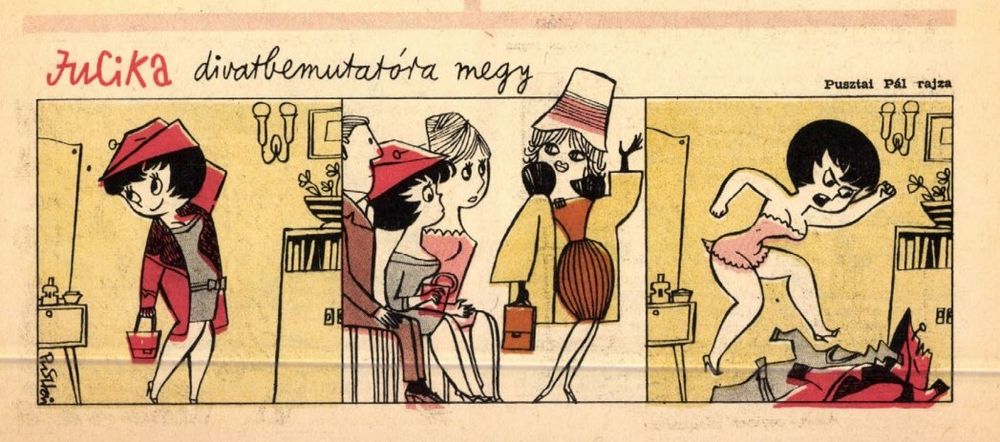 Jucika goes to a fashlon show