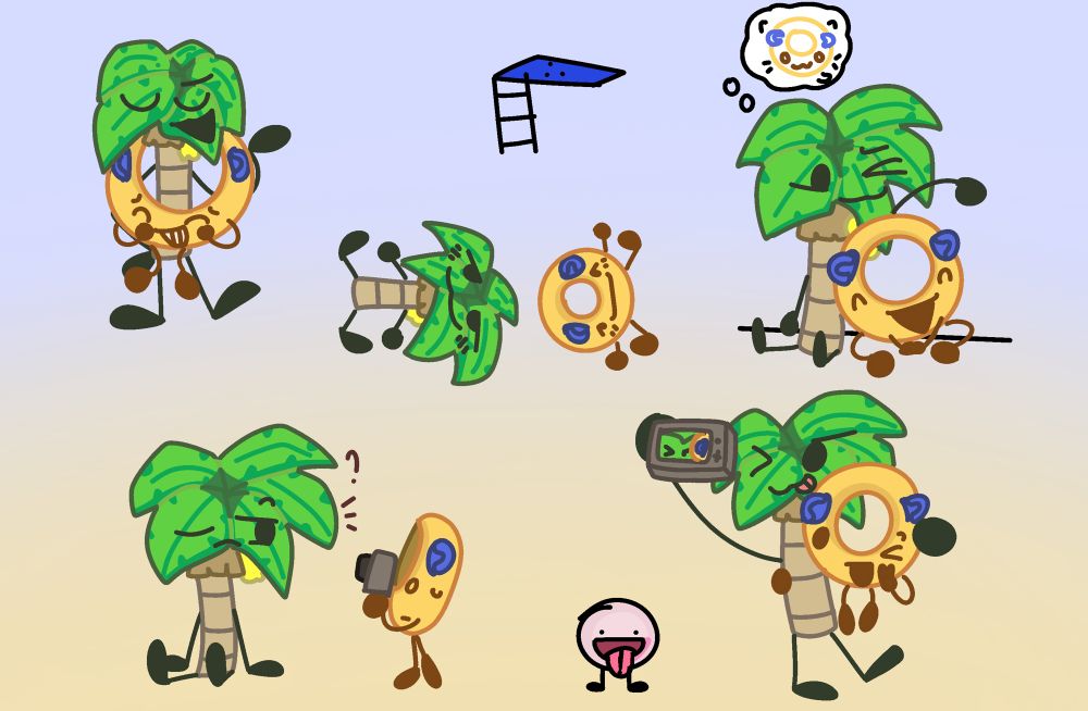 Hi pearl and diving board