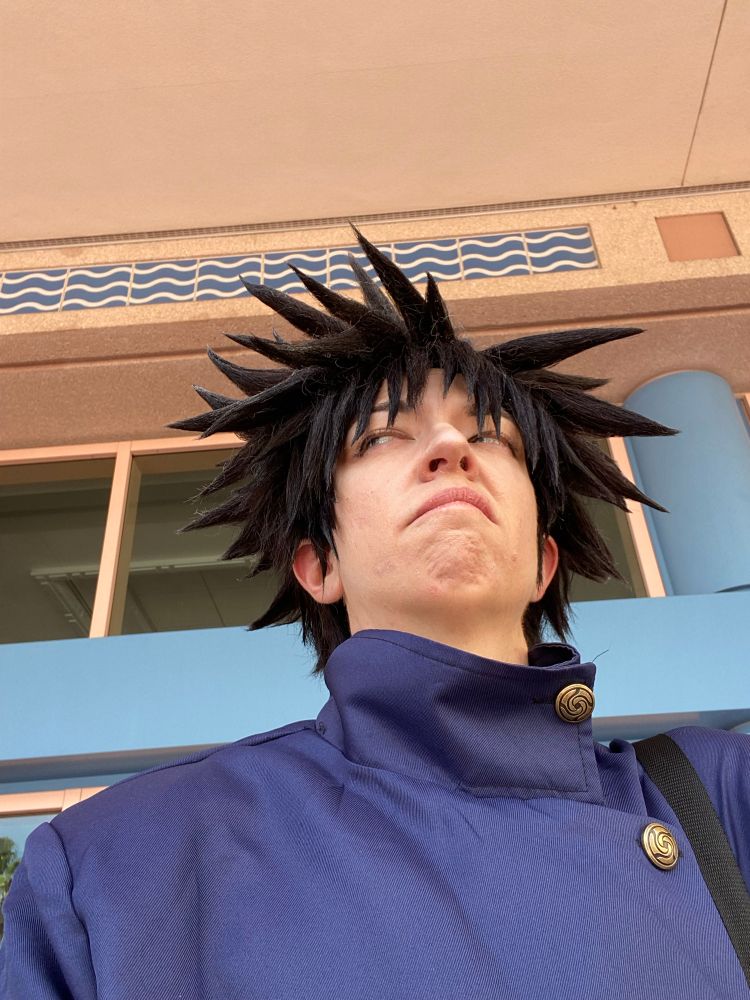 A silly disgusted megumi cosplay picture for the collection