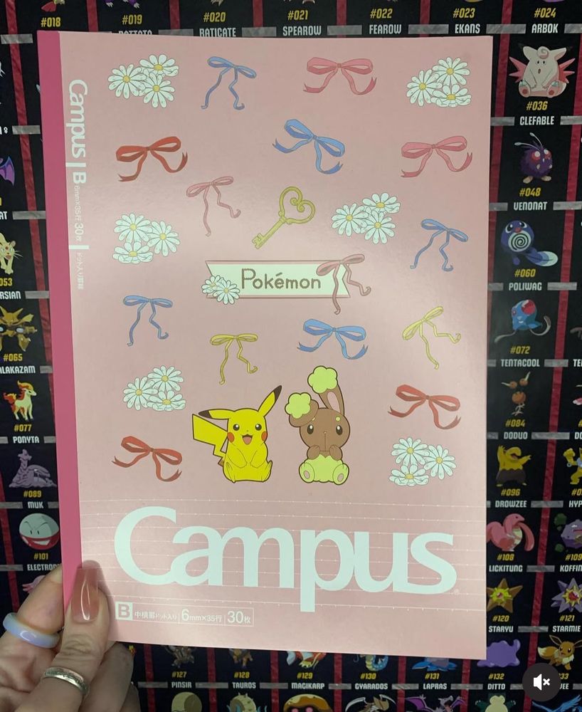 Pokemon notebook 