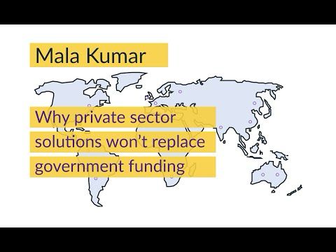 Why Private Sector Solutions Won't Replace US Government Funding