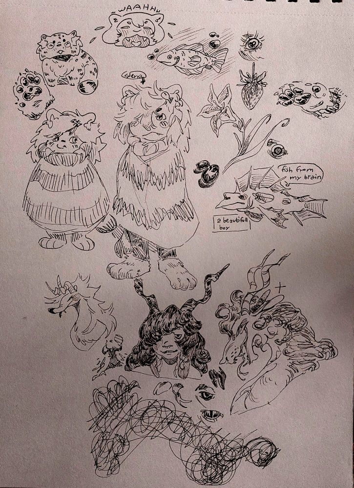Miscellaneous sketches