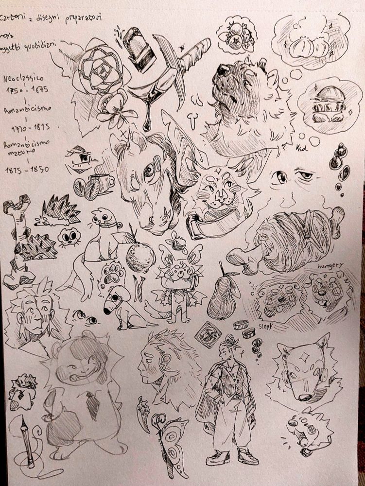 Miscellaneous sketches and notes