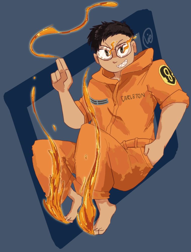 Kingninja as a fire force character