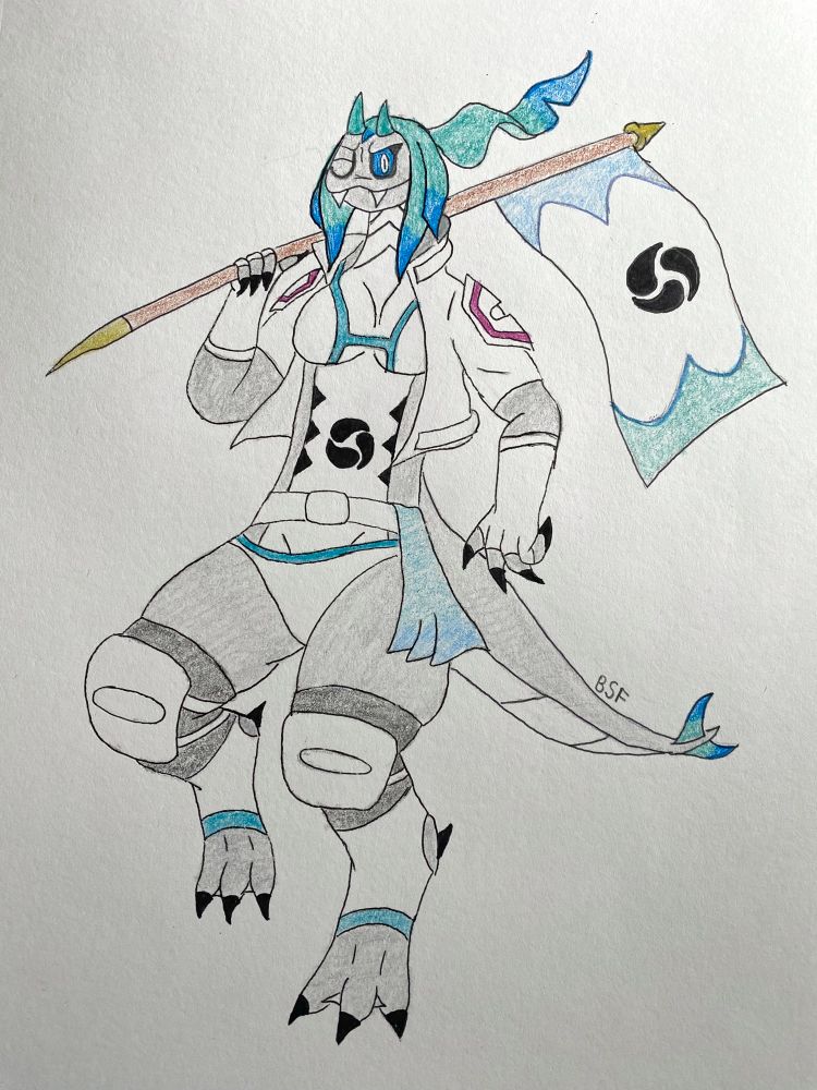 Opal wearing the Miku Biker fit as seen below.