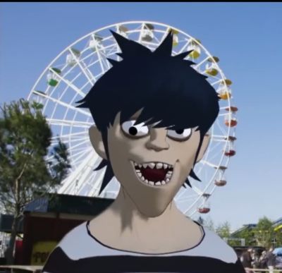 This is an image of Murdoc Niccals from Gorillaz from the motion capture interviews during phase four.