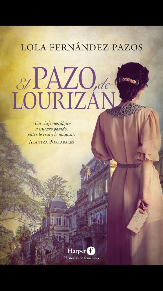 Portada do libro “El Pazo de Lourizán”, de Lola Fernández Pazos