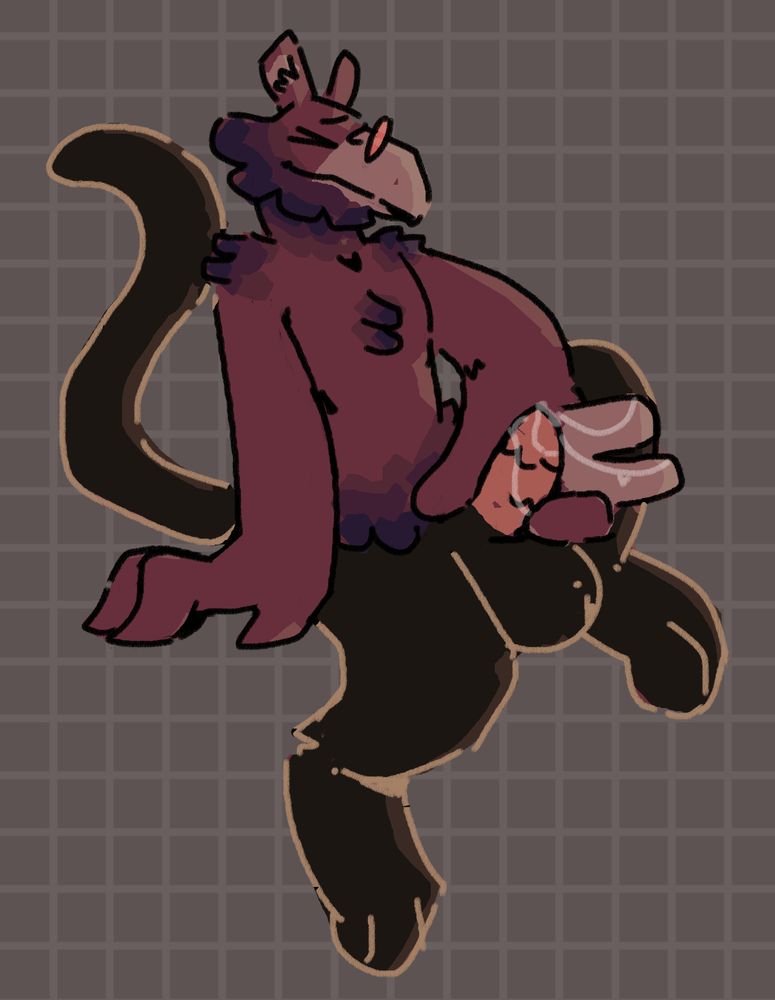 anthro gryphon jorkin his peanits
