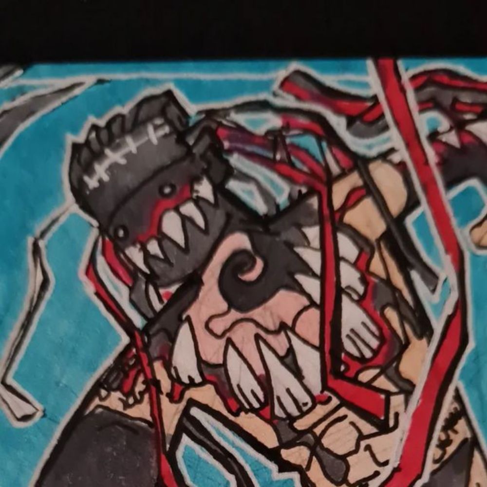 Grant Perkins on Instagram: "New #wwe #sketchcard now available. #TheDemonFinnBalor.

Original art. 2.5 by 3.5 inches.

£50. Dm to buy.

@FinnBalor #FinnBalor #TheDemon #wrestling #TheDemonKing #TheJu...