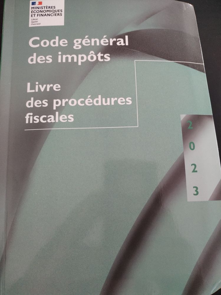 Code général des impôts et Livre des procédures fiscales