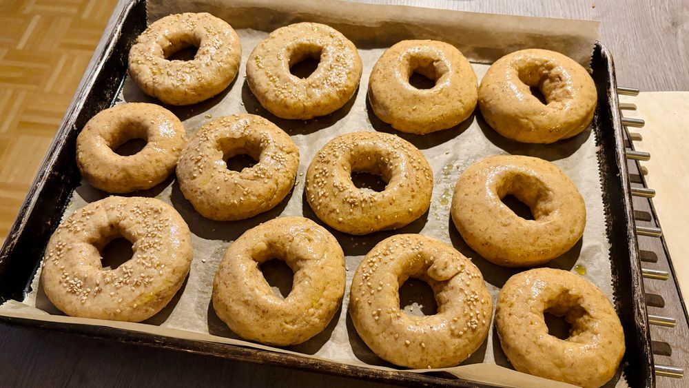 after boiling prior to going into the oven