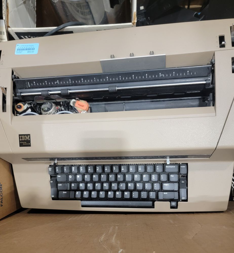 Old school IBM typewriter