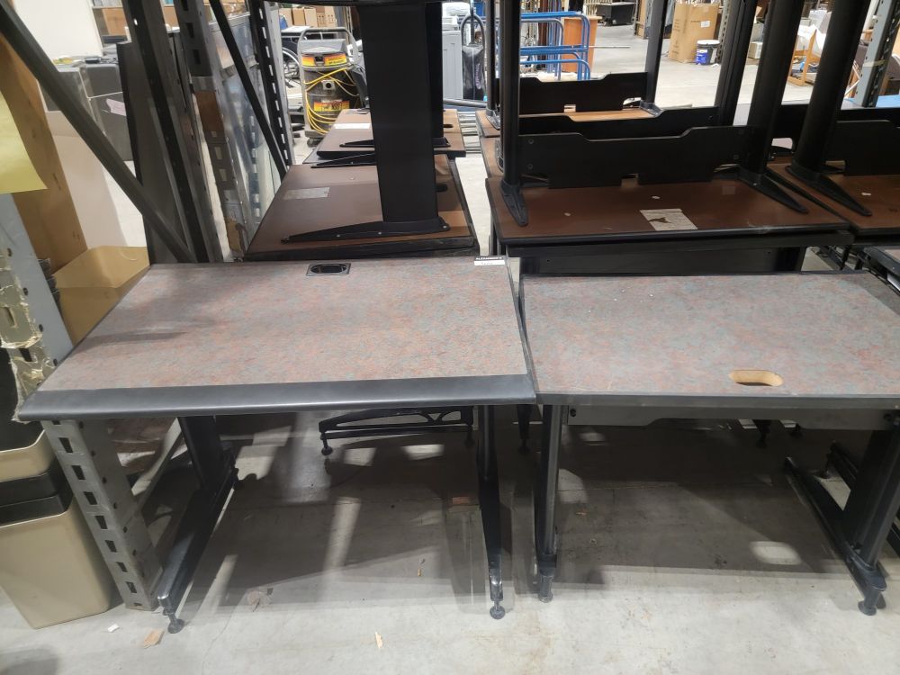 Two small but sturdy tables