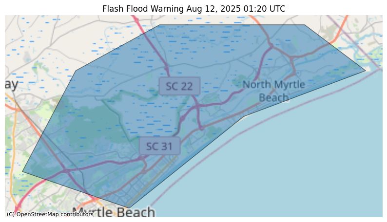 Flash Flood Warning issued August 11 at 9:20PM EDT until August 11 at 9:30PM EDT by NWS Wilmington NC