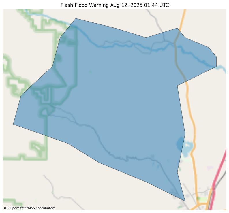 Flash Flood Warning issued August 11 at 7:44PM MDT until August 11 at 9:30PM MDT by NWS Albuquerque NM
