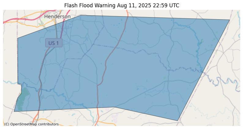 Flash Flood Warning issued August 11 at 6:59PM EDT until August 11 at 8:45PM EDT by NWS Raleigh NC