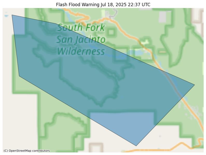 Flash Flood Warning issued July 18 at 3:37PM PDT until July 18 at 5:30PM PDT by NWS San Diego CA