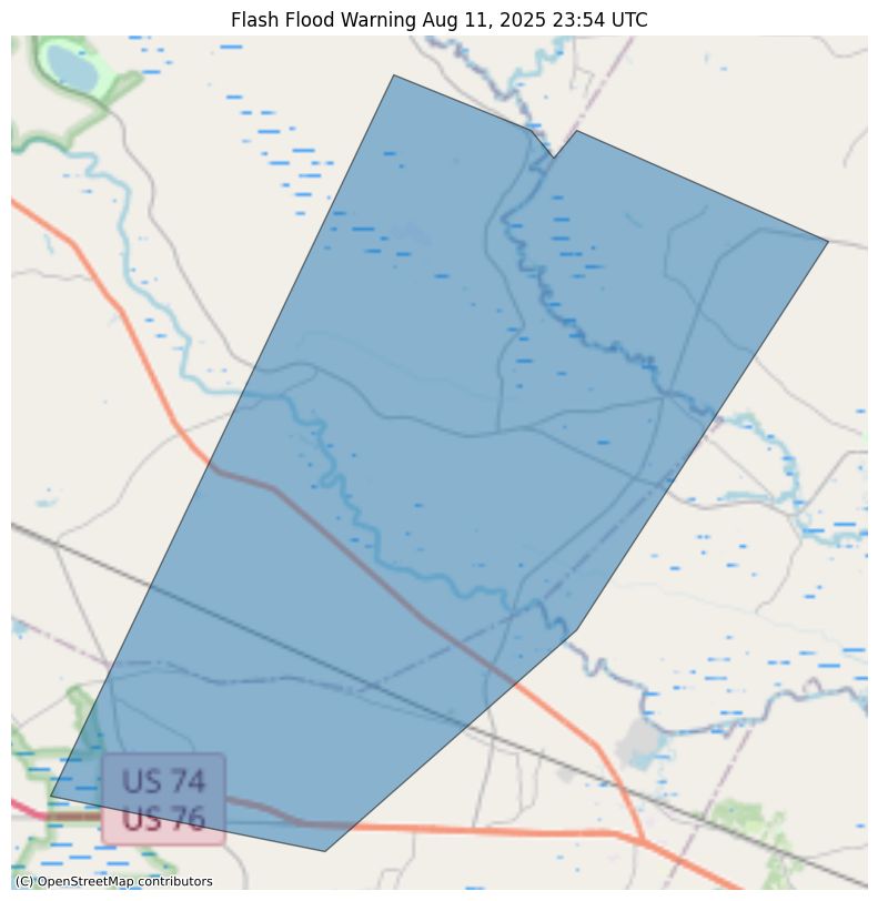 Flash Flood Warning issued August 11 at 7:54PM EDT until August 11 at 11:00PM EDT by NWS Wilmington NC