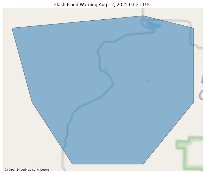 Flash Flood Warning issued August 11 at 10:21PM CDT until August 12 at 1:30AM CDT by NWS Little Rock AR