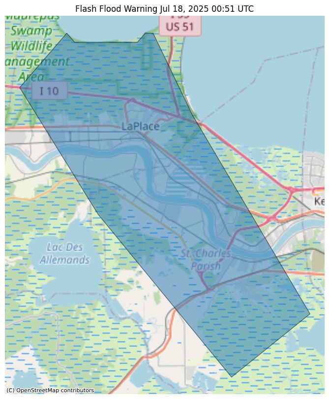 Flash Flood Warning issued July 17 at 7:51PM CDT until July 17 at 9:00PM CDT by NWS New Orleans LA