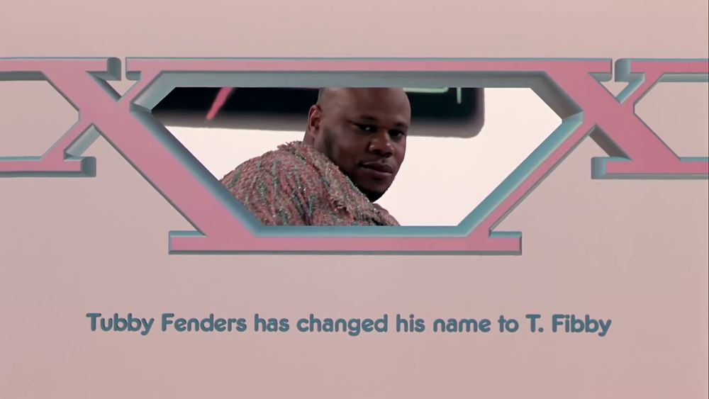 "Tubby Fenders has changed his name to T.Fibby"