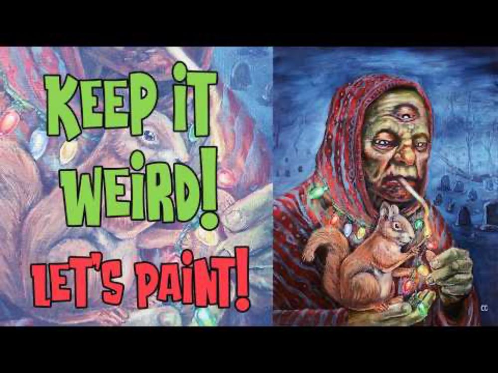 A Squirrel, a Match, and a Peanut Let's Get Weird with Paint