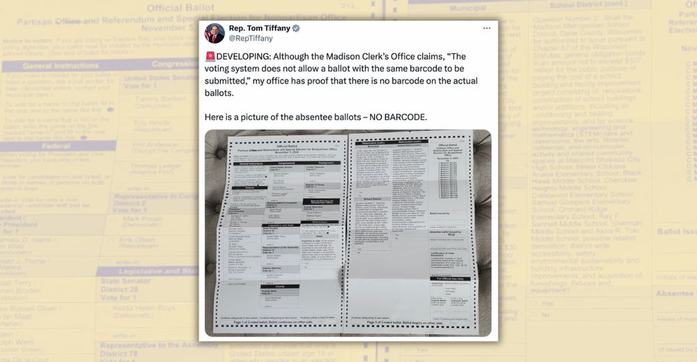 Do Duplicate Ballots in Madison, Wisconsin, Undermine Election Integrity?