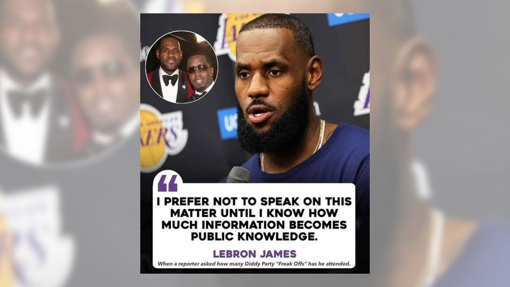 LeBron James Answered Reporter's Question About Diddy's Alleged 'Freak-Offs'?