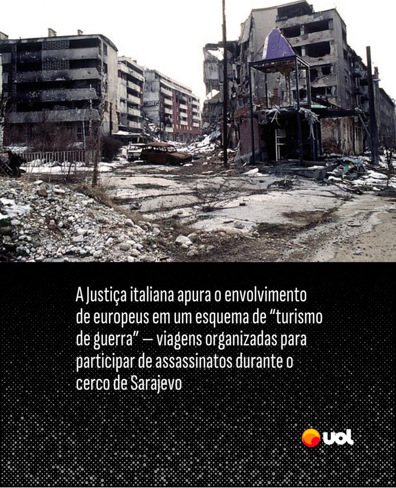 A Justiça italiana apura o envolvimento de europeus em um esquema de "turismo de guerra" — viagens organizadas para participar de assassinatos durante o cerco de Sarajevo