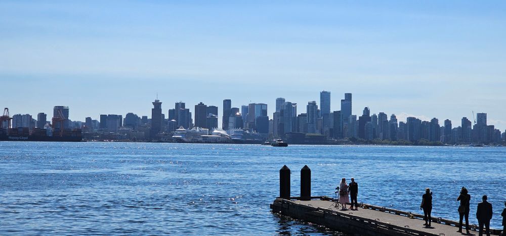 Looking at Downtown Vancouver from North Vancouver. 
