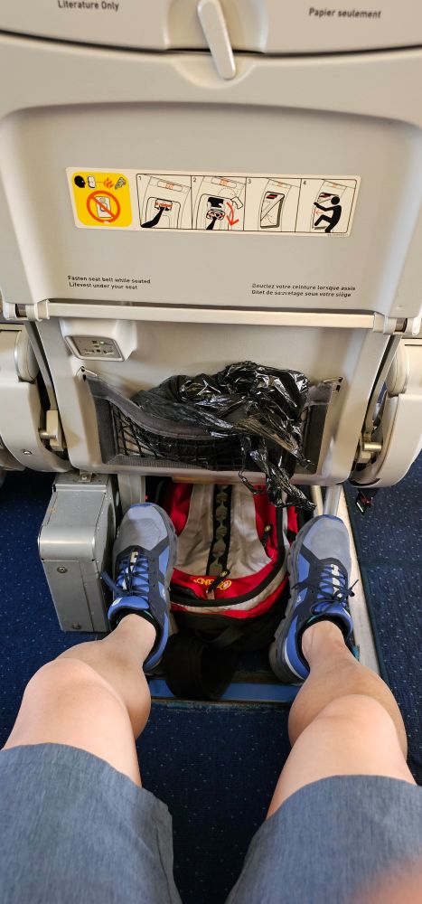 All the leg room I don't need. 