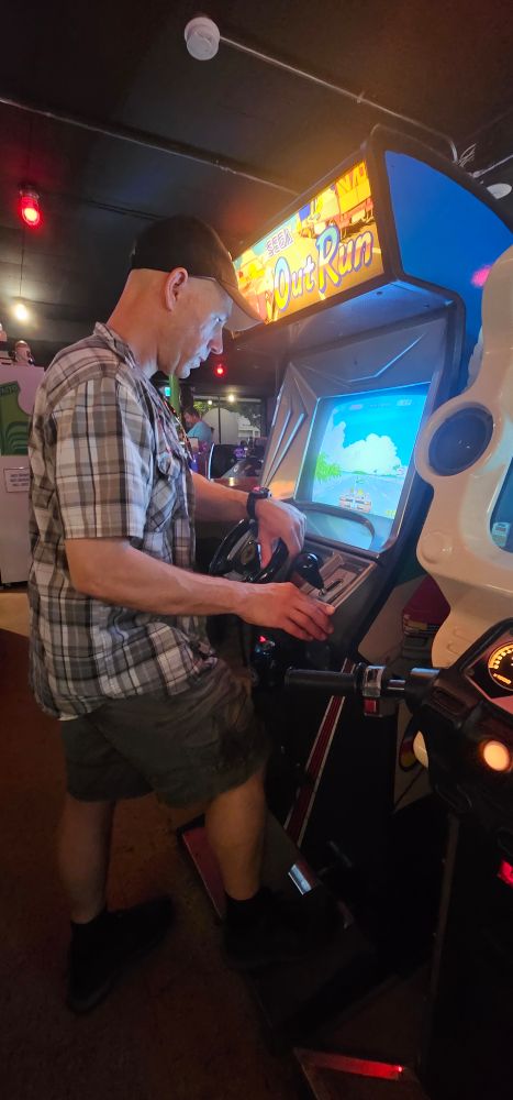 Tiggs reliving his youth.
