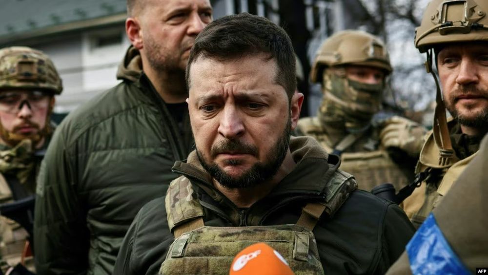 Devastating picture of President Zelenskyy as he toured Bucha, Ukraine to bear witness of the aftermath of Russian invading troops — the assassinations of civilians and absolute destruction of territory.