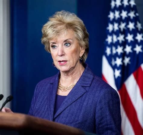 Possible stroke victim who purchased a cabinet position from Trump, Linda McMahon.