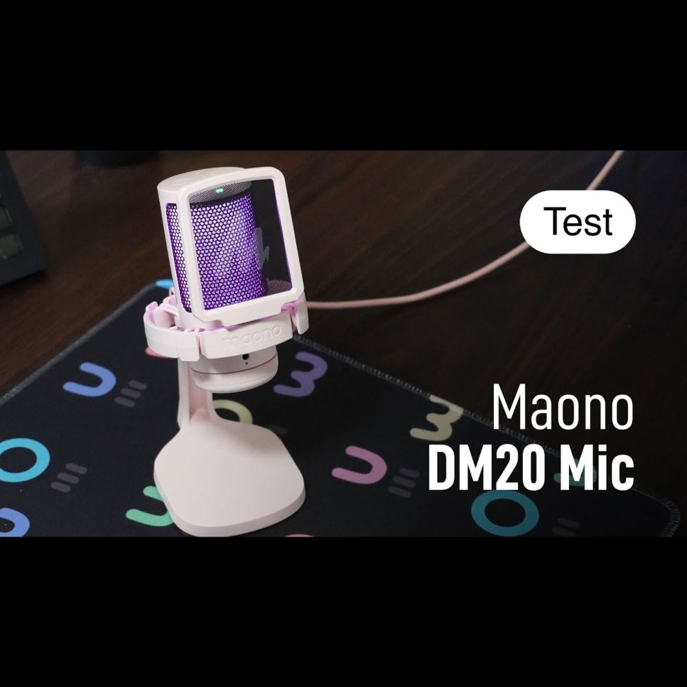 Maono GamerWave DGM20 USB RGB Gaming Microphone Review