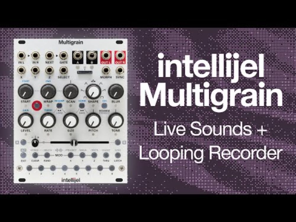Intellijel Multigrain: Live Sounds and the Looping Recorder