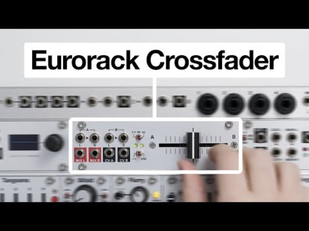Intellijel Xfade 1U: DJ-style Crossfader for Eurorack