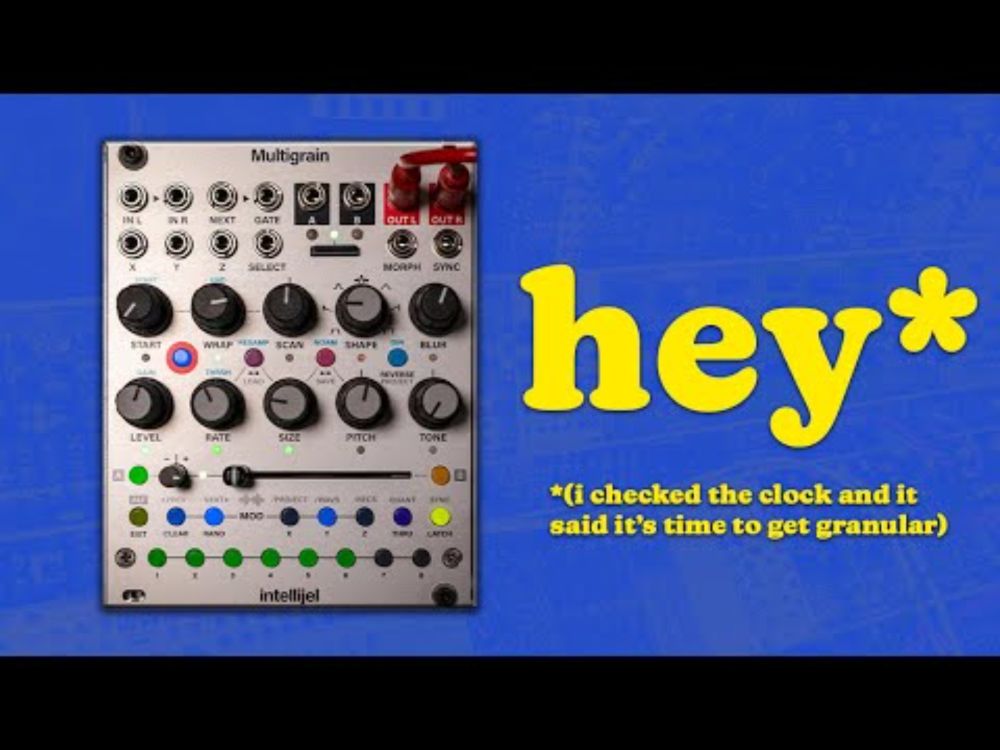 This is Intellijel Multigrain: Performance Granular System