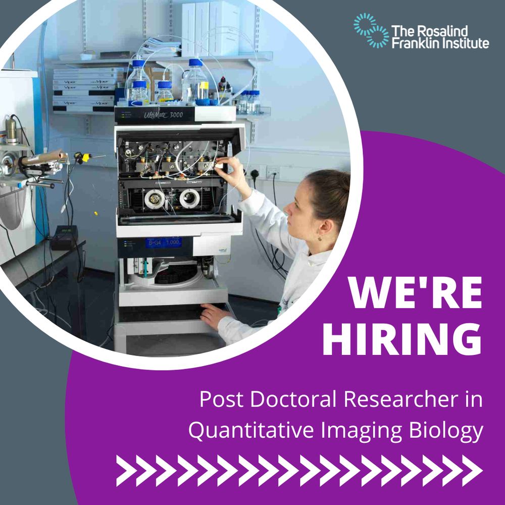 We're Hiring - Post Doctoral Researcher in Quantitative Imaging Biology