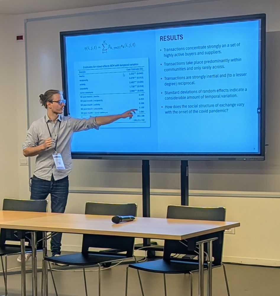 Jakob Hoffmann during his presentation.