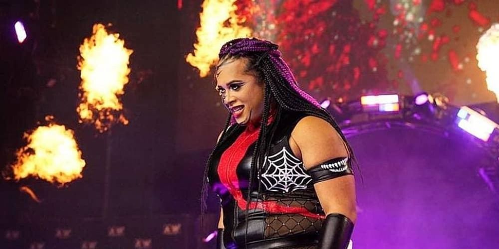 Nyla Rose on her way to the ring