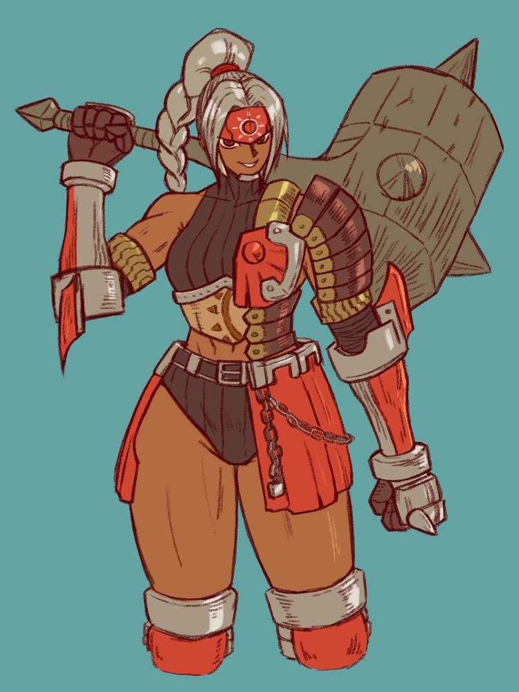 Monster Hunter wearing the Black Belt set