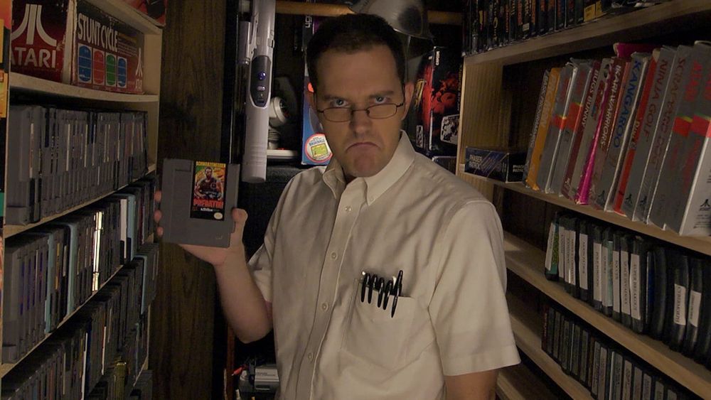 The AVGN with a shitty game.