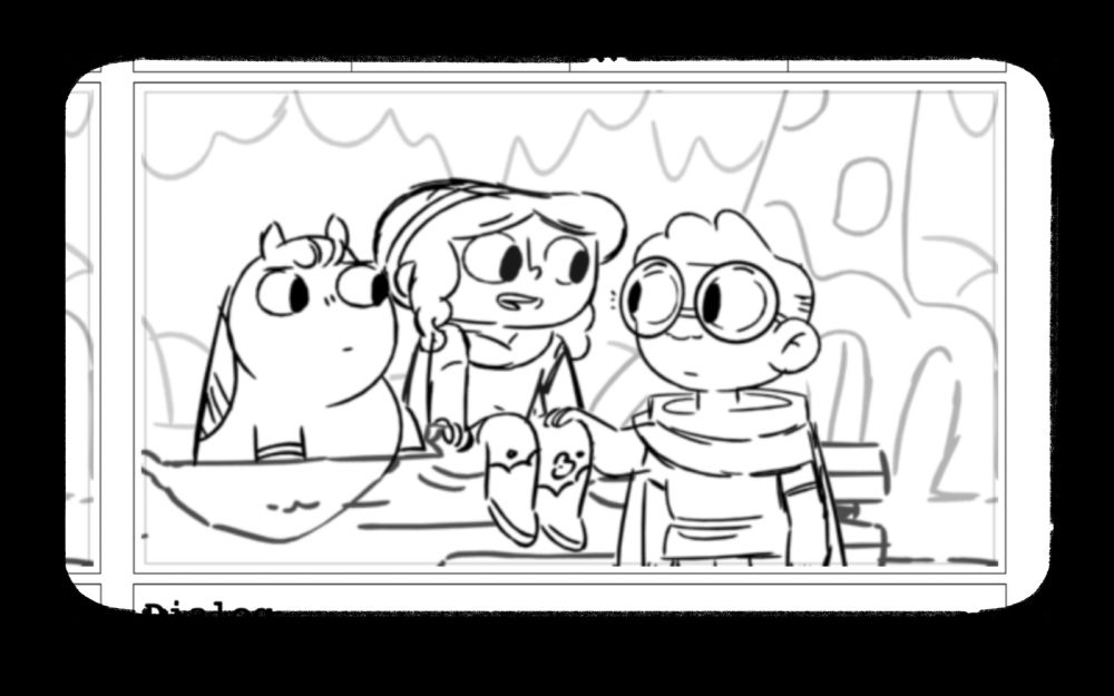 board panel from Apple TV+'s Pinecone & Pony