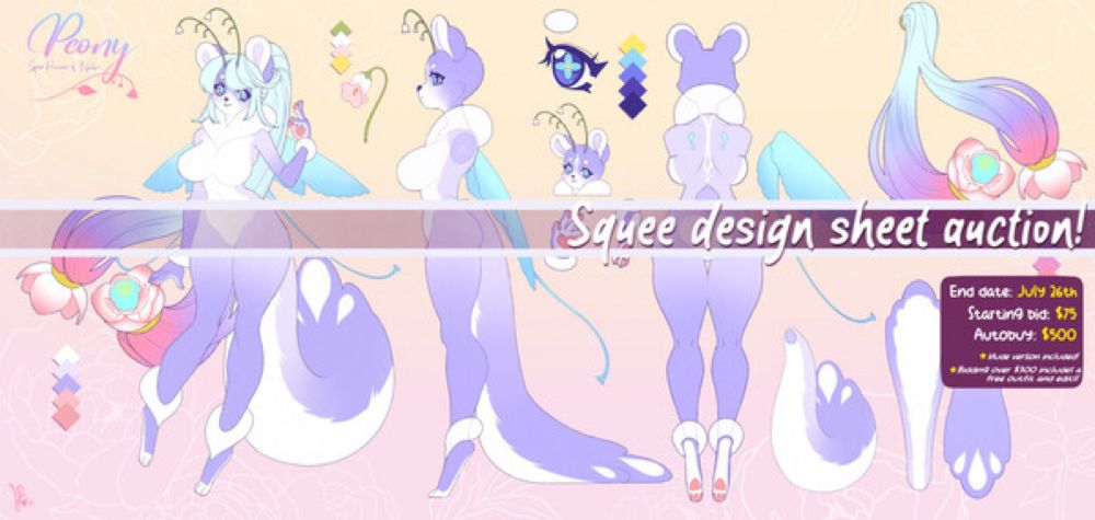 Squee princess auction! Ends July 26th! by Luckypan