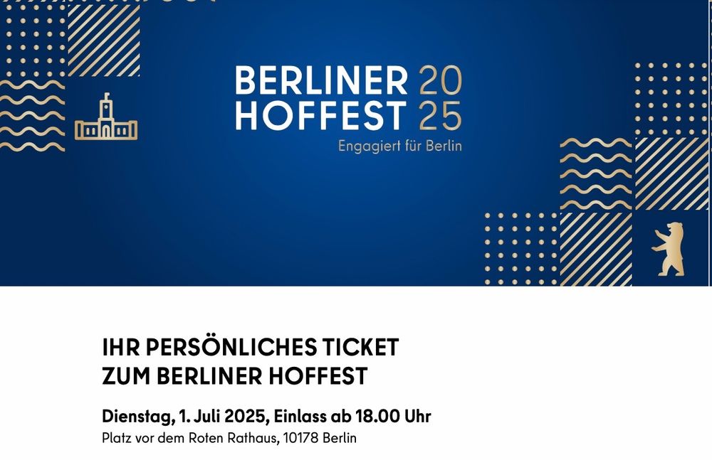 Einladungsakrte zum Hoffest